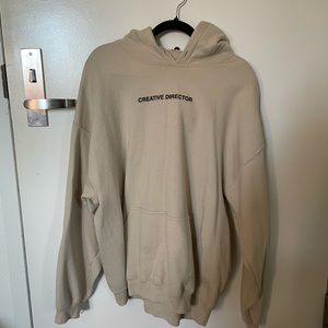 XL Gildan Tan Sweatshirt “Creative Director”